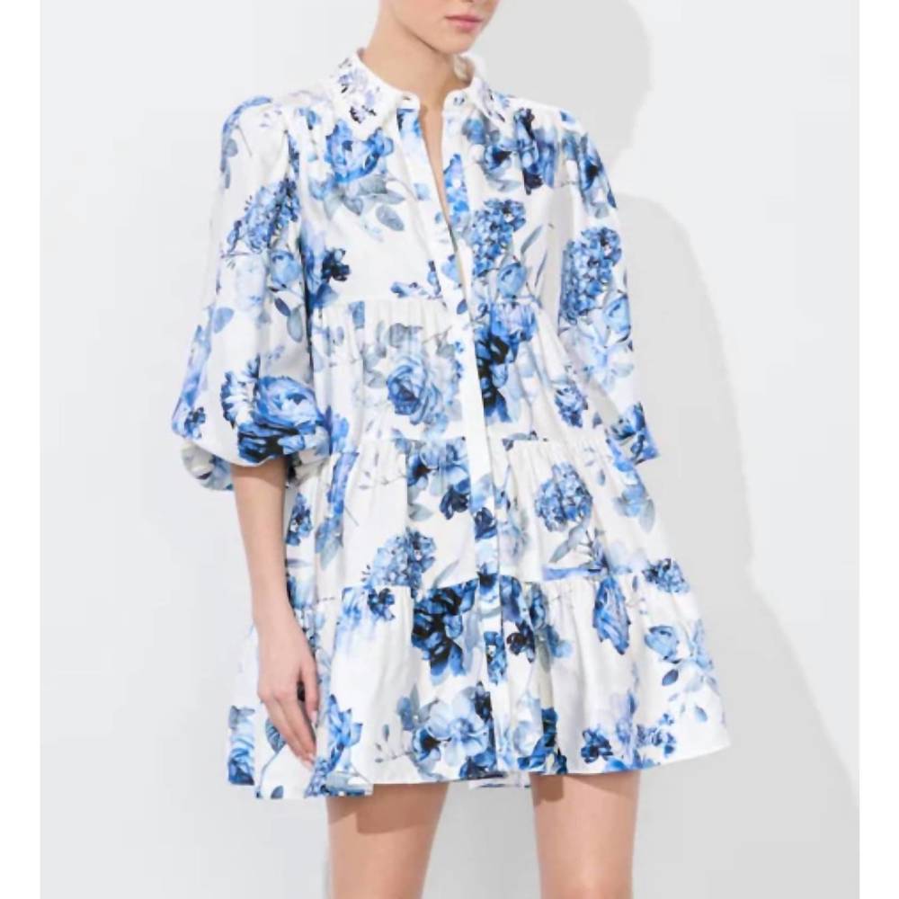NEW ALICE + OLIVIA women's junia mini dress in affection small - Picture 3 of 3